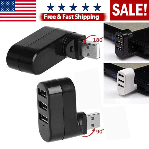 3 Port USB 3.0 Hub Splitter - Boost Connectivity for Multiple Devices