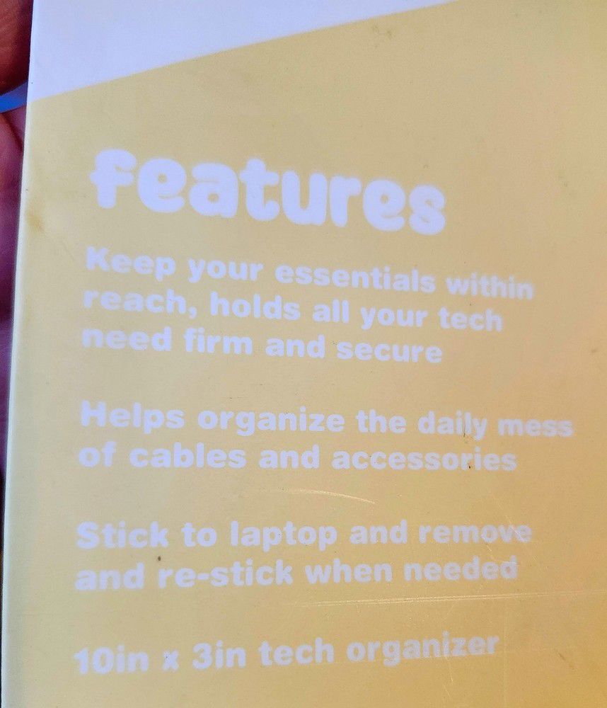 Stylish Laptop Organizer Strap - Mouse Cables Holder