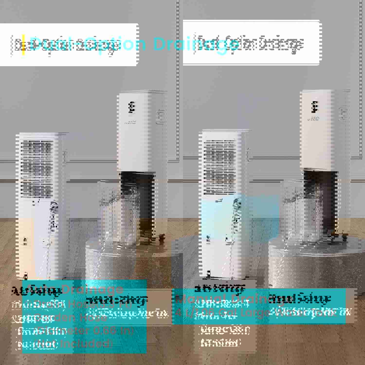 Kesnos 120 Pints Energy Star Dehumidifier for Large Rooms up to 6,500 Sq. Ft.