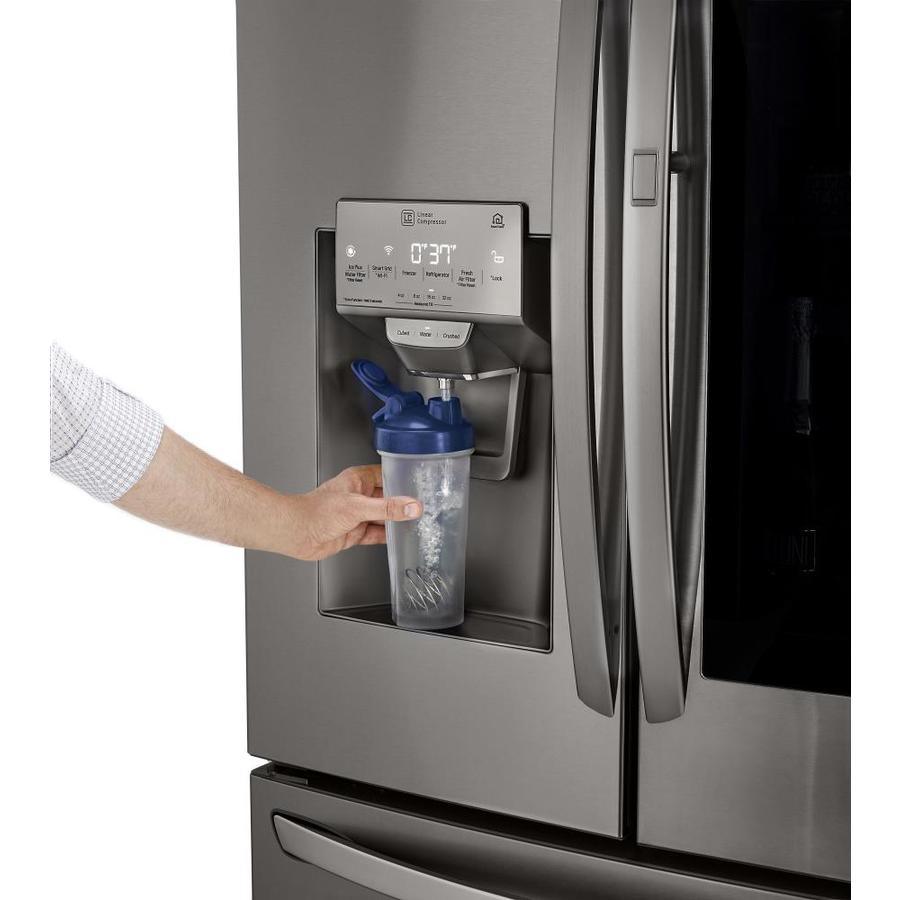 LG Craft IceSmart Wi-Fi Enabled French Door Refrigerator with Dual Ice Maker and Door within Door