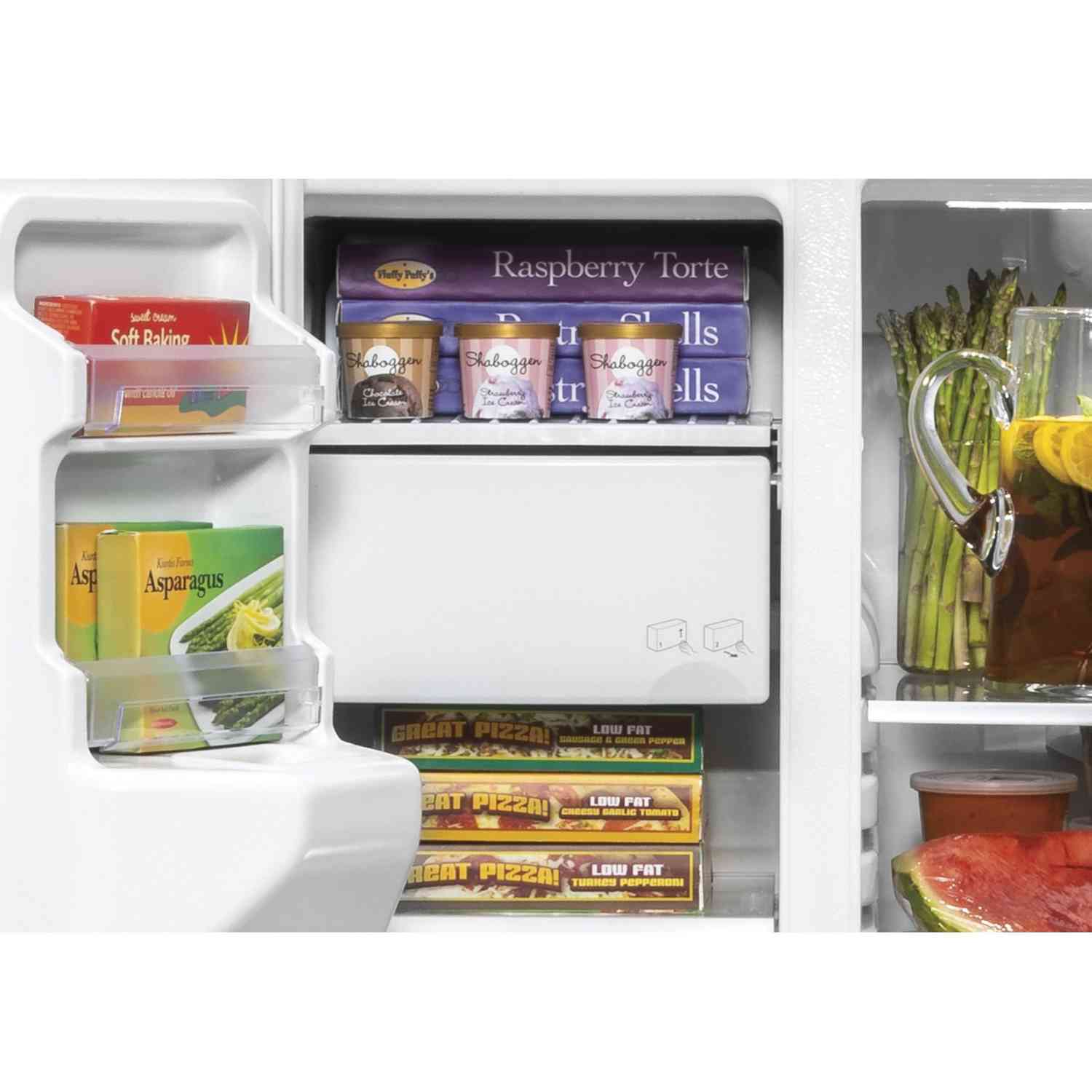 GE 36-inch Counter-Depth Side-by-Side Refrigerator with Water and Ice Dispenser
