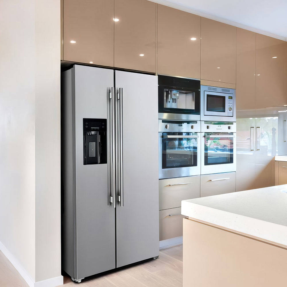 Forno Salerno 36 Side by Side Refrigerator with Ice Maker