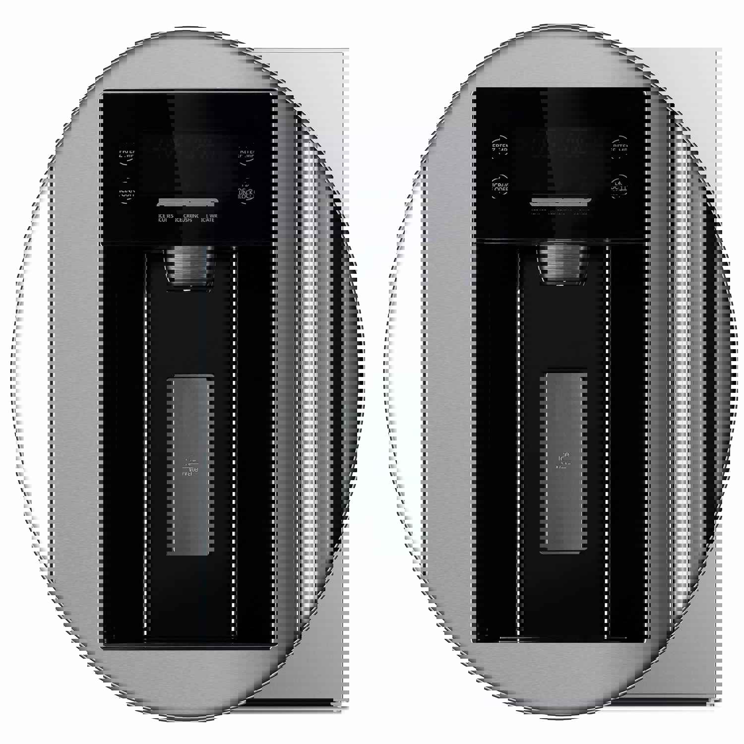 Forno Salerno 36 Side-by-Side 20 Cu.Ft Stainless Steel Refrigerator with Ice Maker