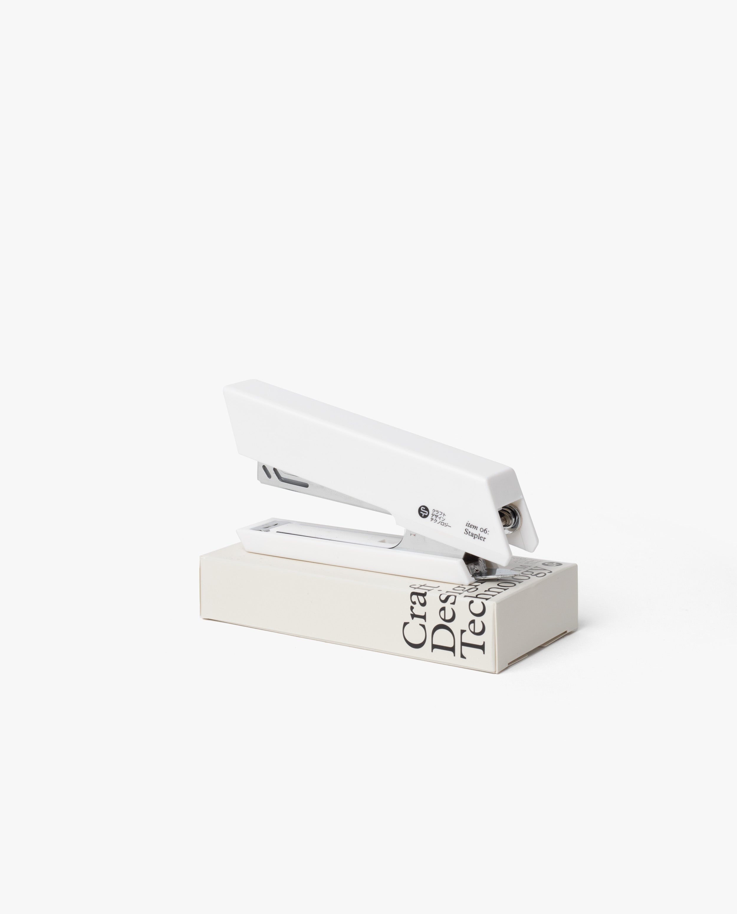 Craft Design Technology Stapler (White) - Compact & Stylish Desk Essential