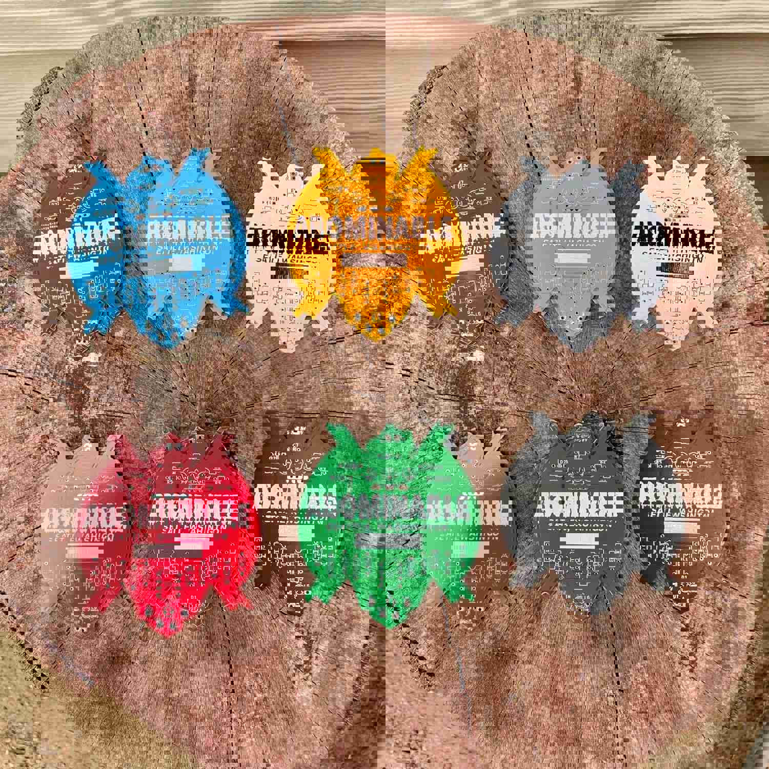 DIY PCB & Sticker Package - 7 Color Options with Volume Boost Circuit