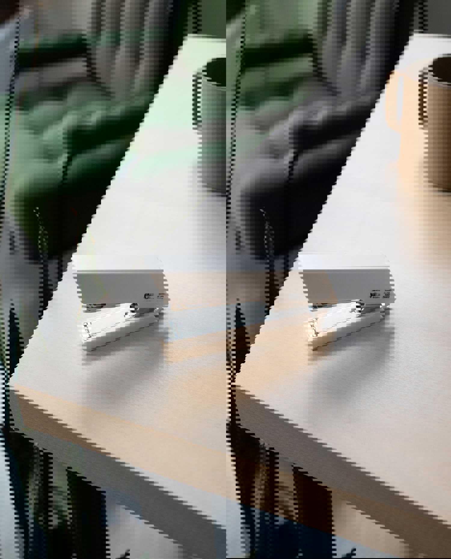 Craft Design Technology Stapler (White) - Compact & Stylish Desk Essential