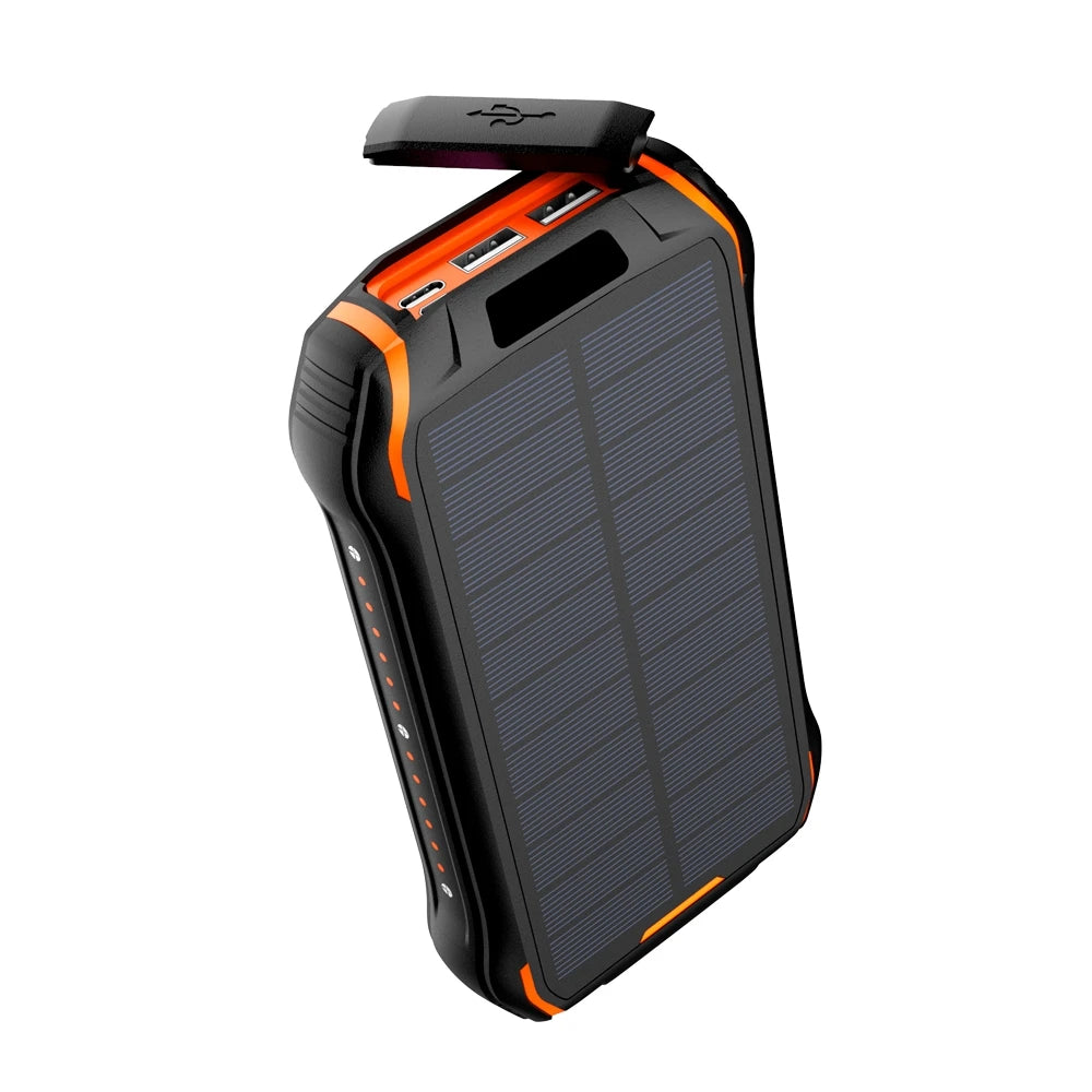 26800mAh Wireless Solar Charger - Portable Large Capacity Solar Power Bank