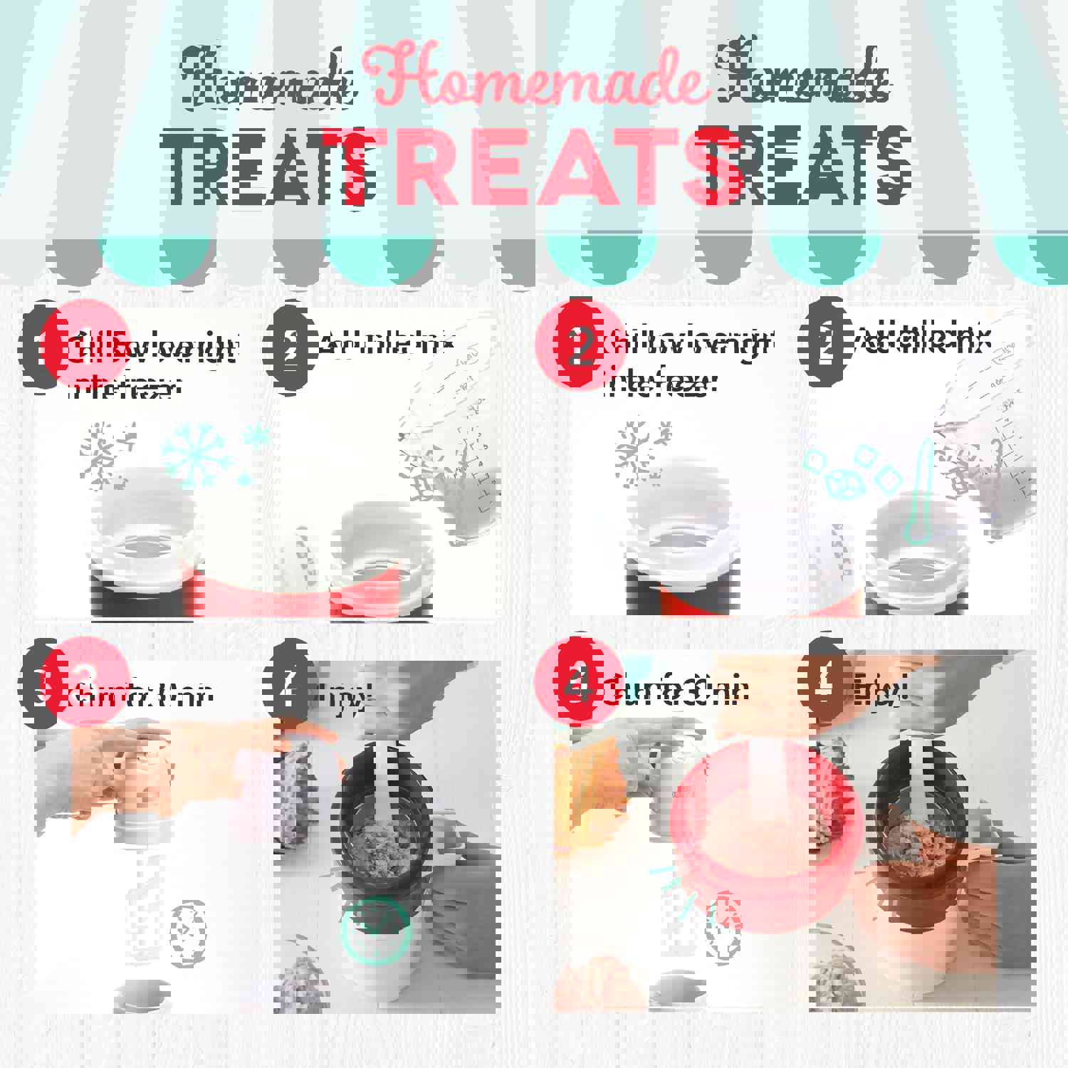 Dash My Pint Ice Cream Maker - Quick & Easy Homemade Single-Serving Ice Cream