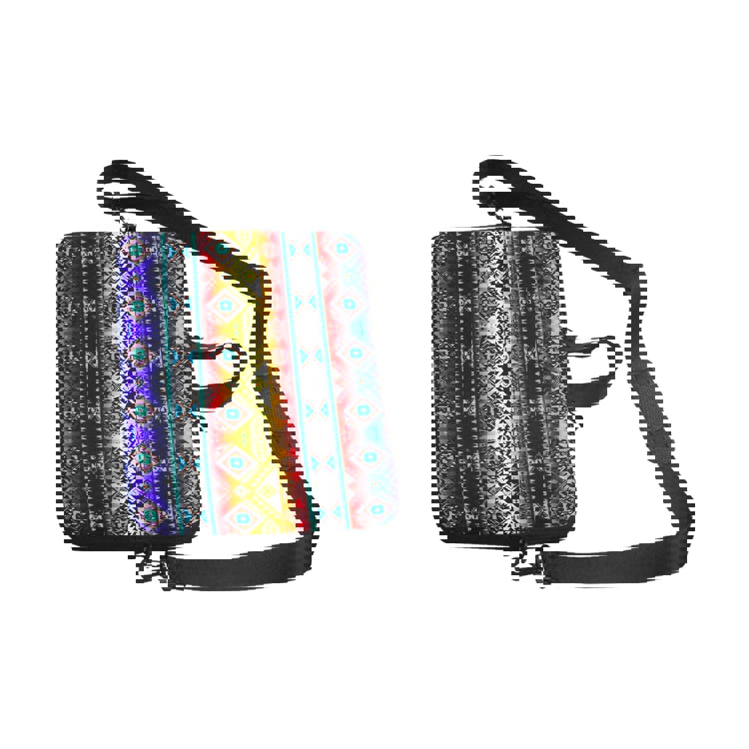 California Coast Sunset Laptop Handbags 10 - Lightweight Neoprene with Double Zipper