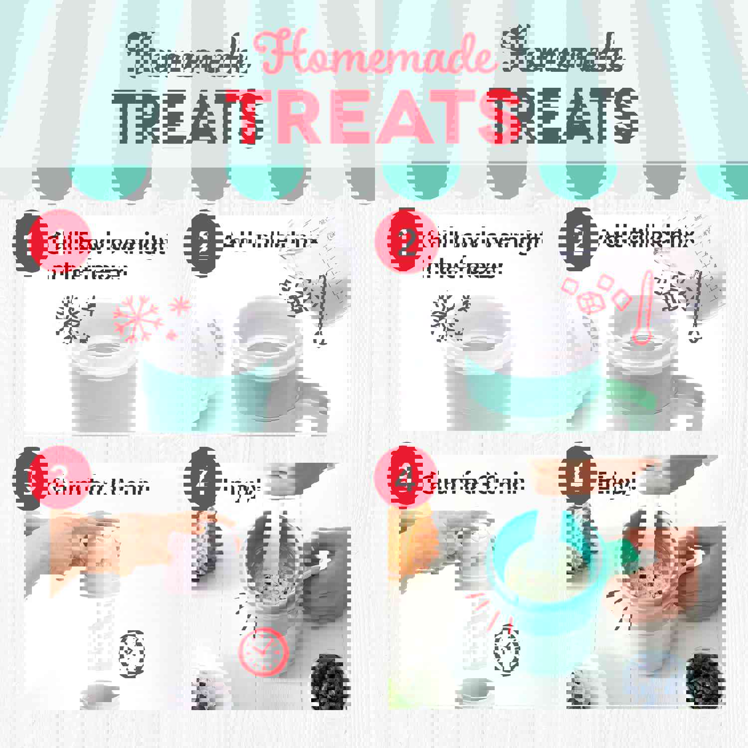 Dash My Pint Ice Cream Maker - Quick & Easy Homemade Single-Serving Ice Cream