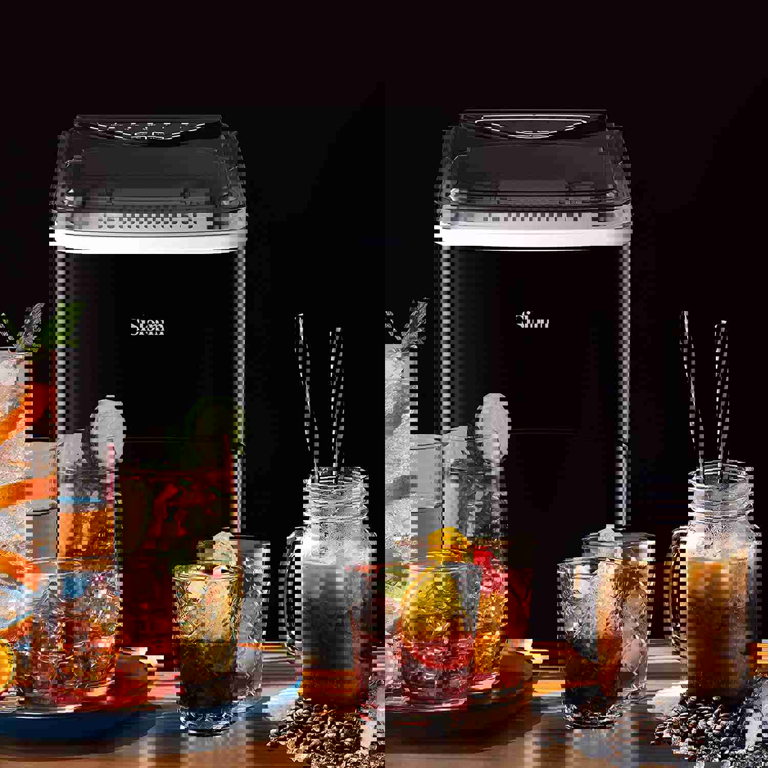 Silonn Countertop Ice Maker - 9 Cubes in 6 Minutes, 26Lbs/24Hrs, Self-Cleaning with Ice Scoop & Basket