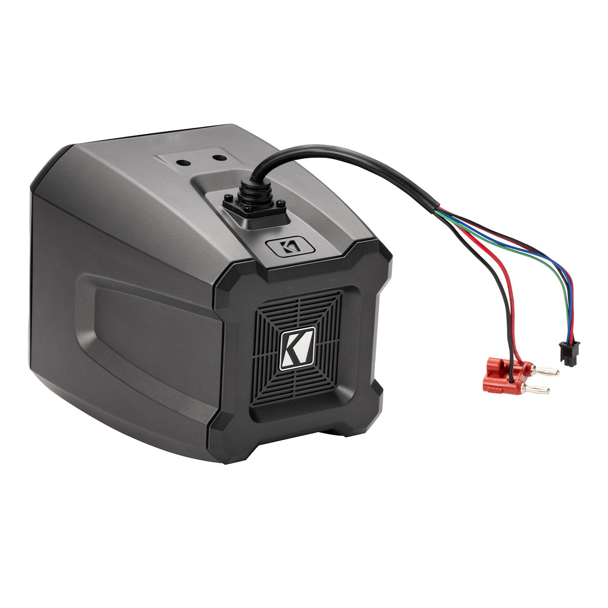 Kicker 48BTCAN65 PowerCan 6.5 Waterproof Bluetooth Speakers with LED Lighting & Wired Remote - Pair