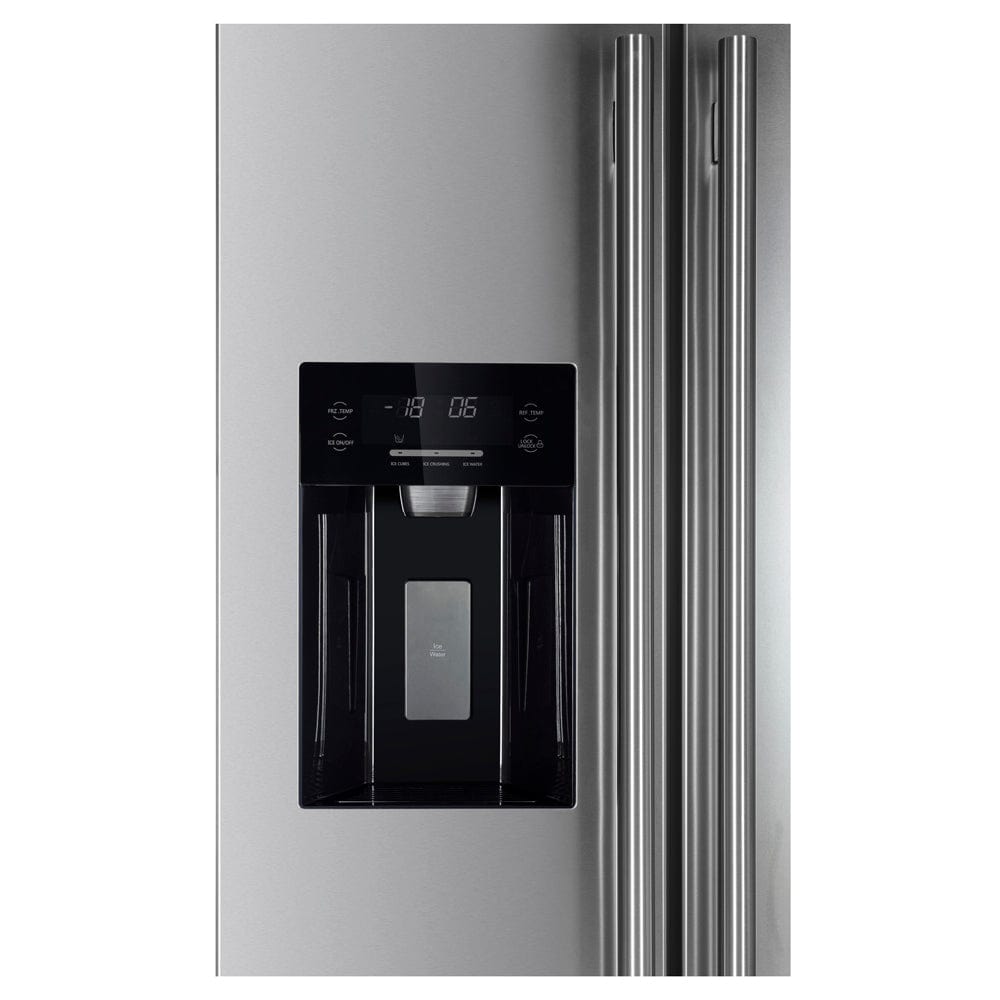 Forno 36 Inch Side by Side Refrigerator with Ice Maker and Grill Kit