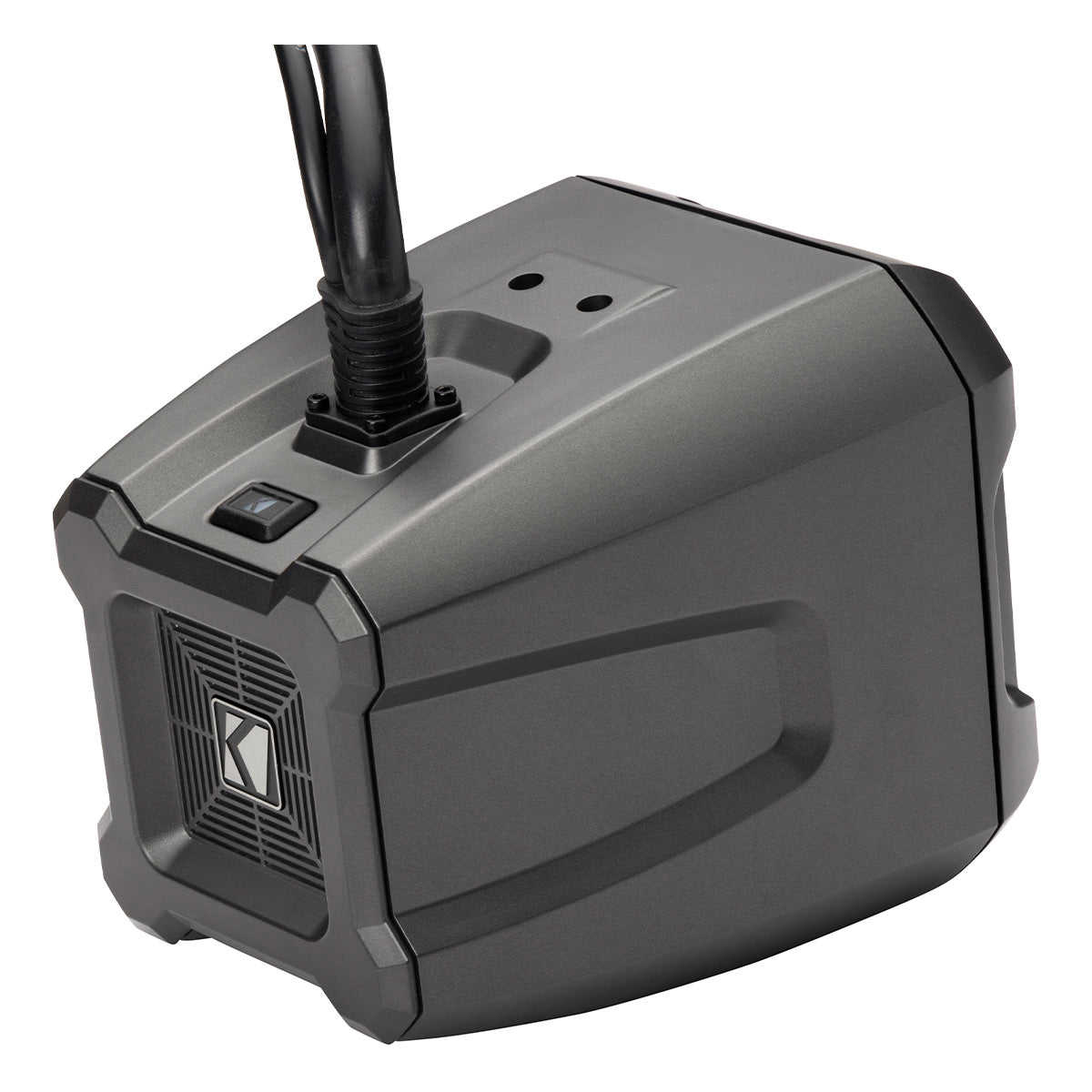 Kicker 48BTCAN65 PowerCan 6.5 Waterproof Bluetooth Speakers with LED Lighting & Wired Remote - Pair