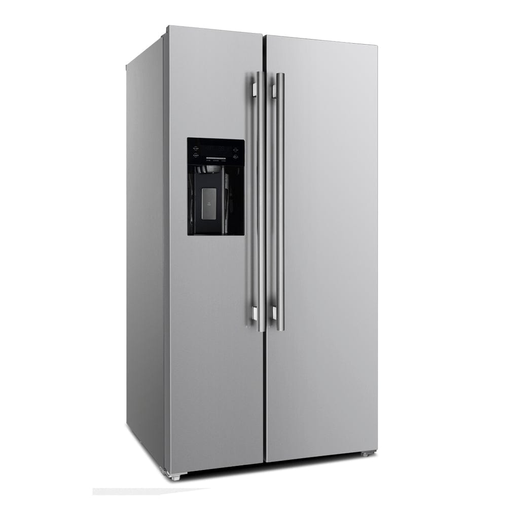 Forno 36 Inch Side by Side Refrigerator with Ice Maker and Grill Kit