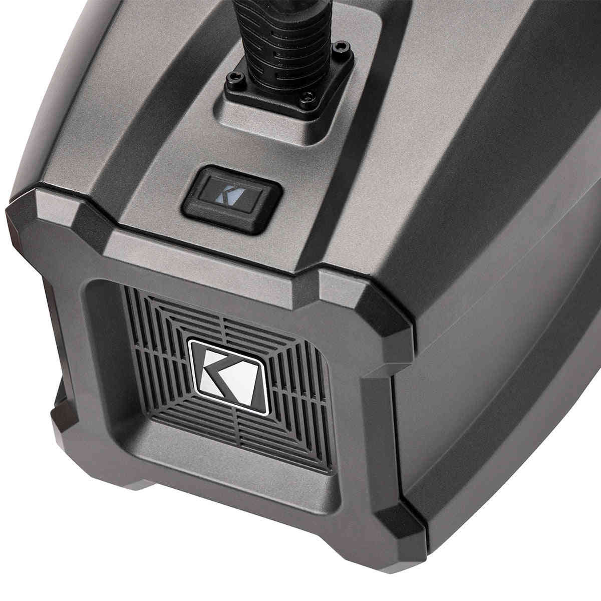 Kicker 48BTCAN65 PowerCan 6.5 Waterproof Bluetooth Speakers with LED Lighting & Wired Remote - Pair