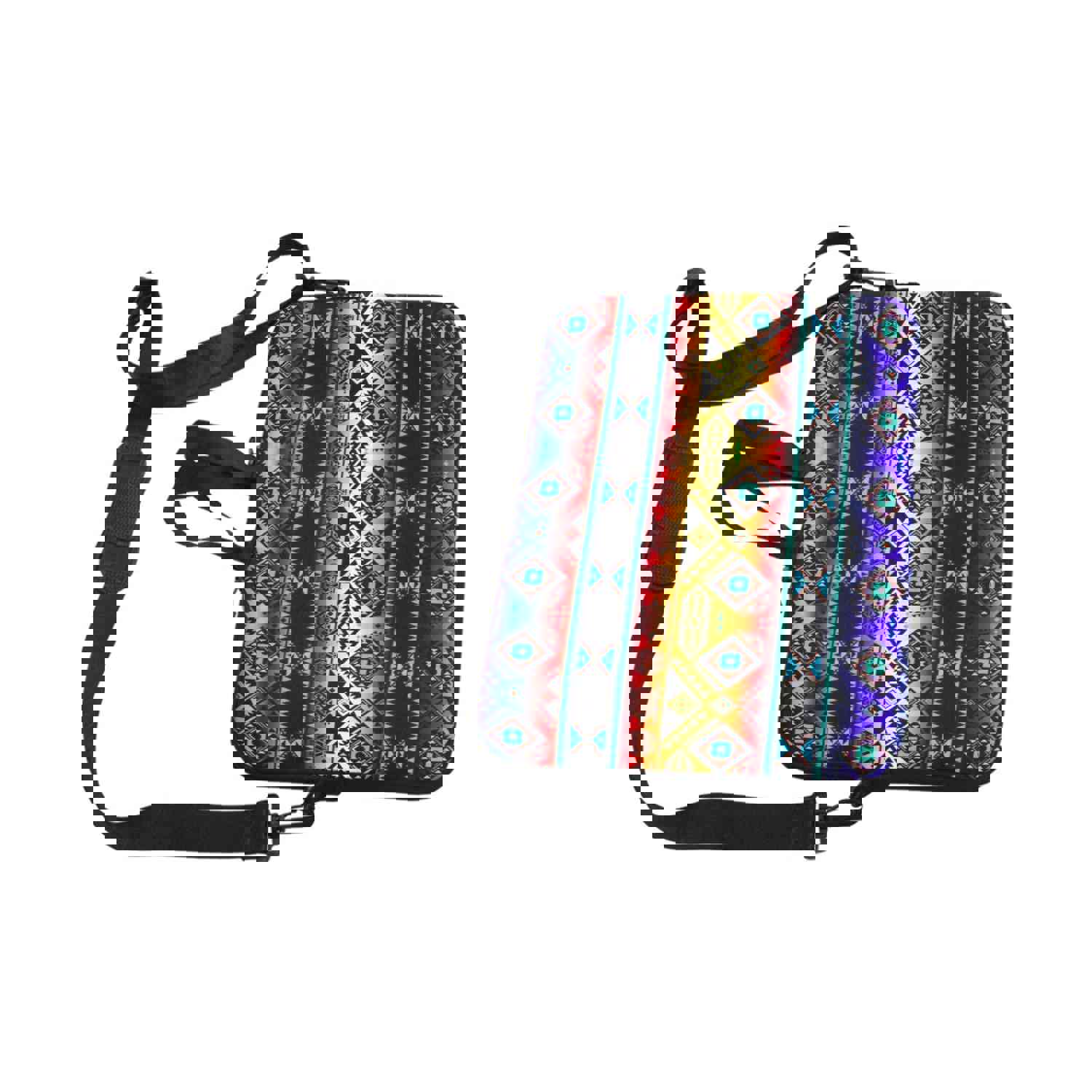 California Coast Sunset Laptop Handbags 10 - Lightweight Neoprene with Double Zipper