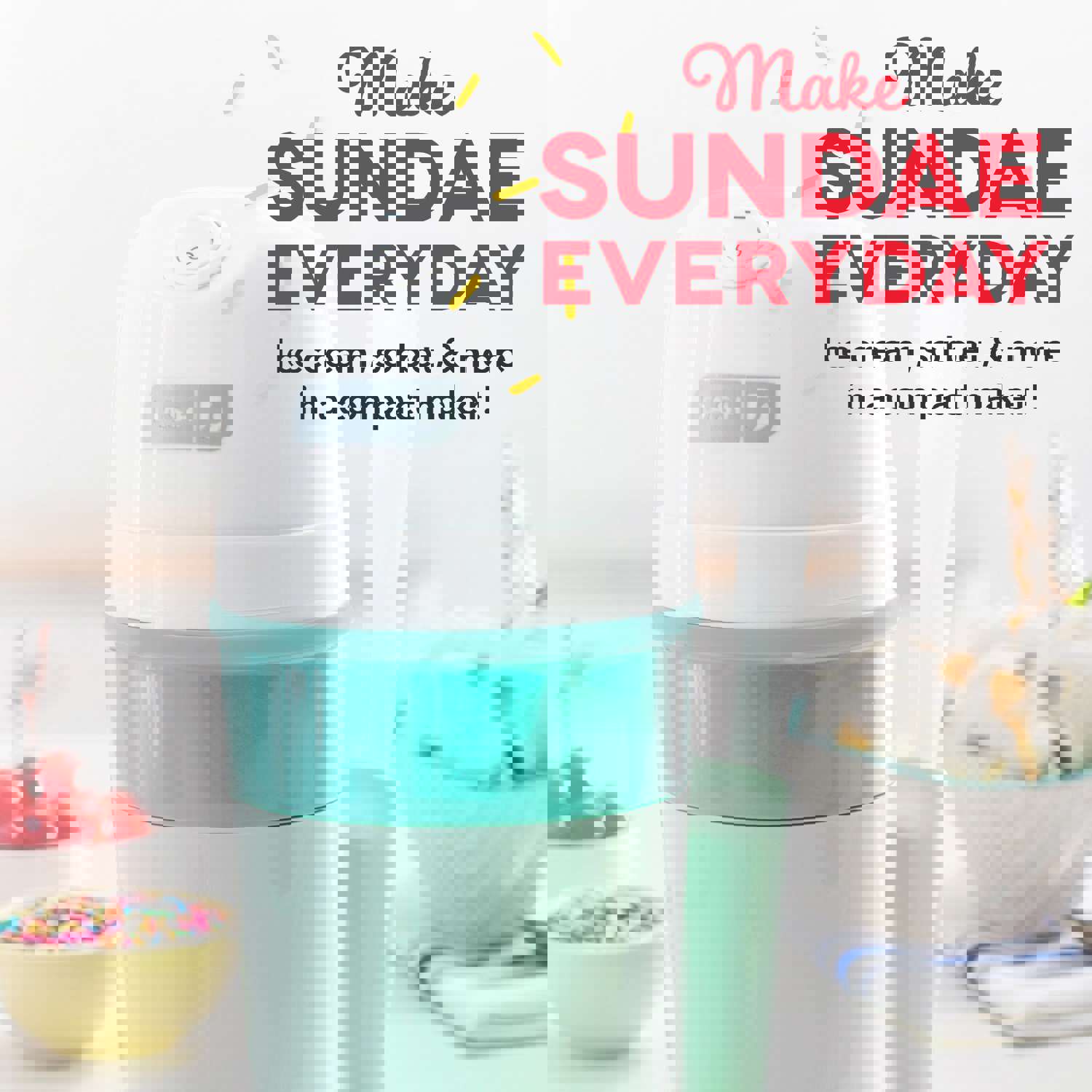 Dash My Pint Ice Cream Maker - Quick & Easy Homemade Single-Serving Ice Cream