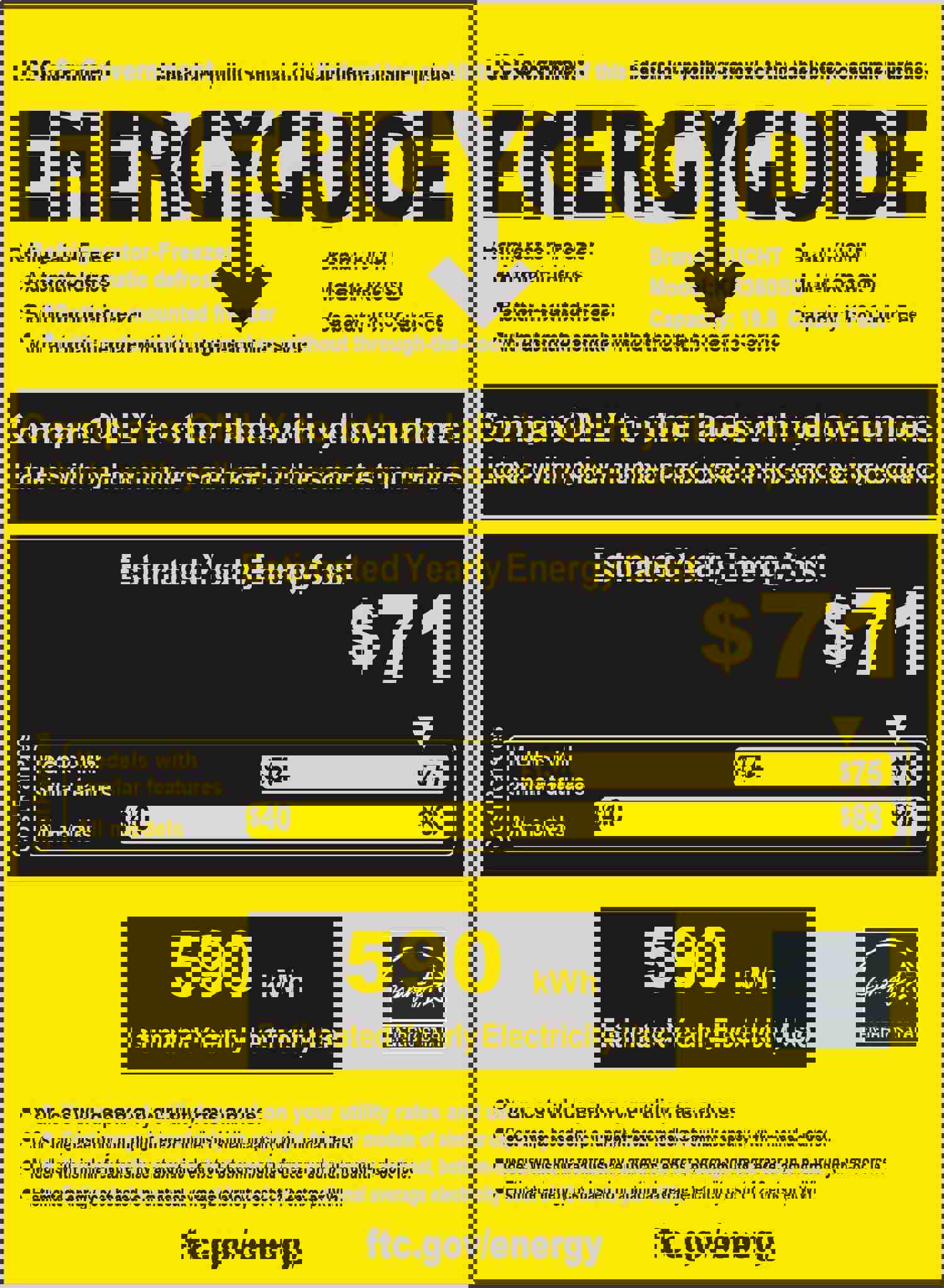 Kucht 36-Inch Built-In Refrigerator with Bottom Freezer and Ice Maker (KR360SD)