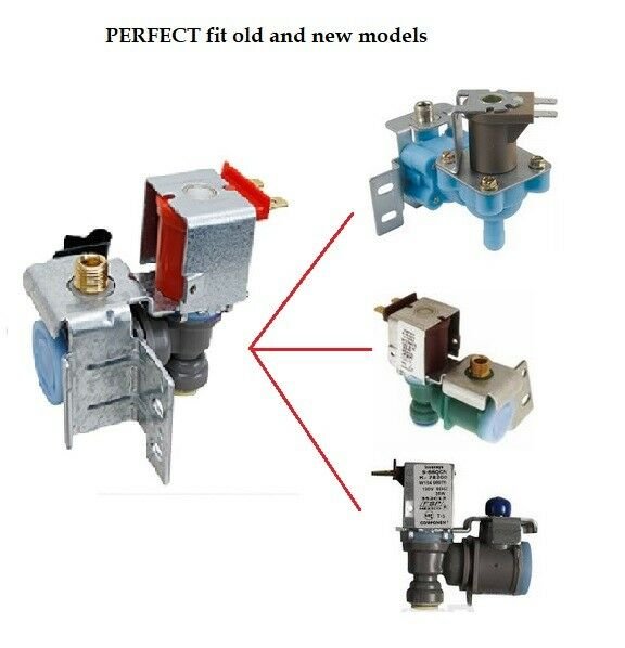 Invensys Single Solenoid Ice Maker Water Valve & Water Line K-76385 S-86-QCN Replacement