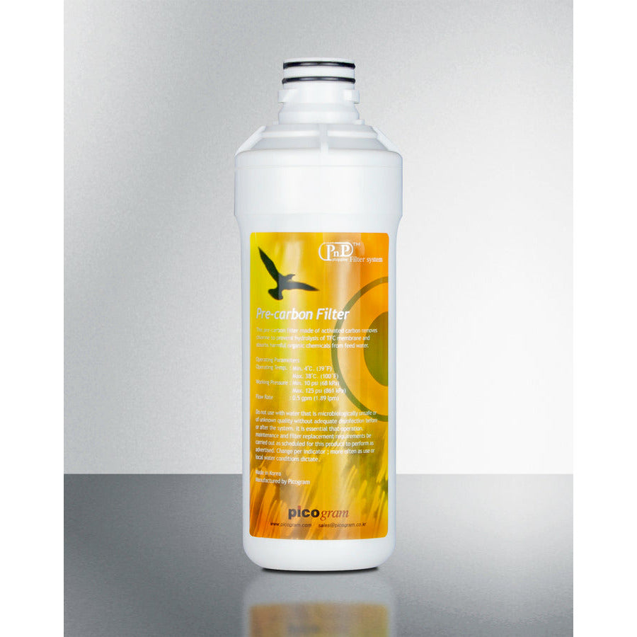 Summit 21 Wide 27 Lbs. Built-In Commercial Ice Maker with 100 Lbs. Daily Ice Production and Water Purification Filter