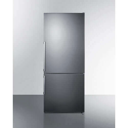 Summit Energy-Efficient Counter Depth Bottom Freezer Refrigerator