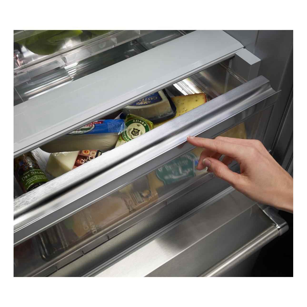 KitchenAid 36-inch Built-in French 3-Door Refrigerator with Internal Ice Maker