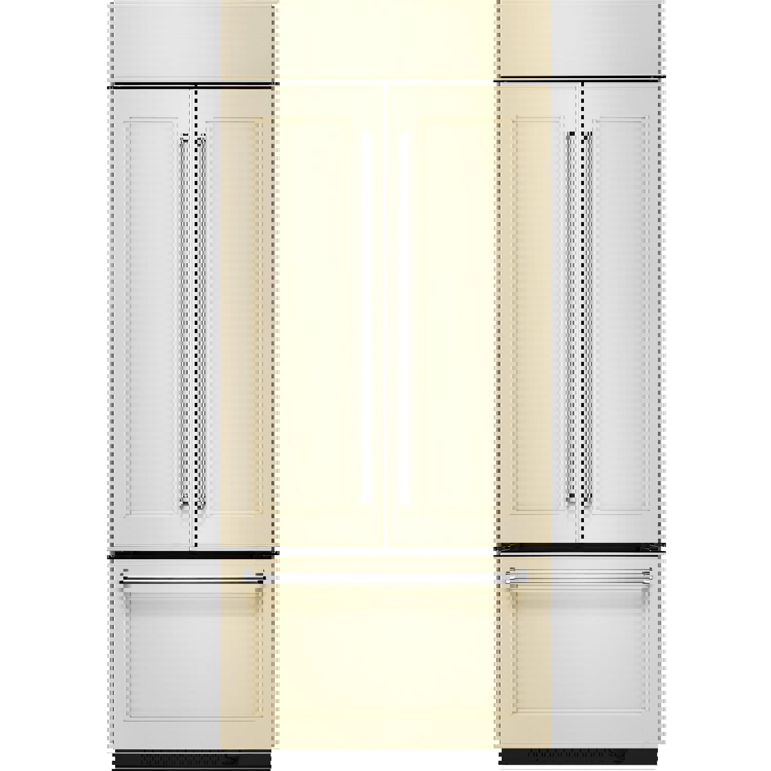 KitchenAid 36-inch Built-in French 3-Door Refrigerator with Internal Ice Maker