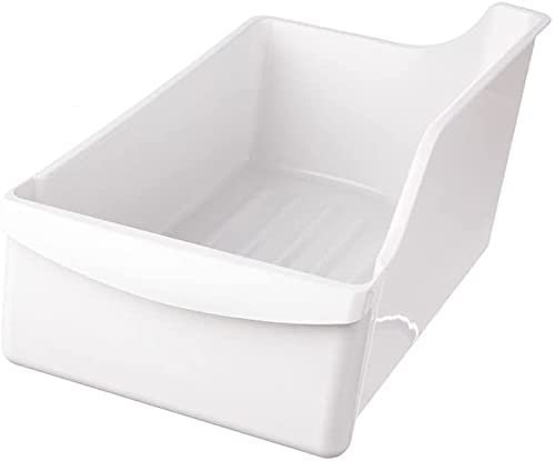 Frigidaire Refrigerator Ice Maker Cube Bucket Storage Bin 240385201 - Replacement Part (14 x 8 3/4)