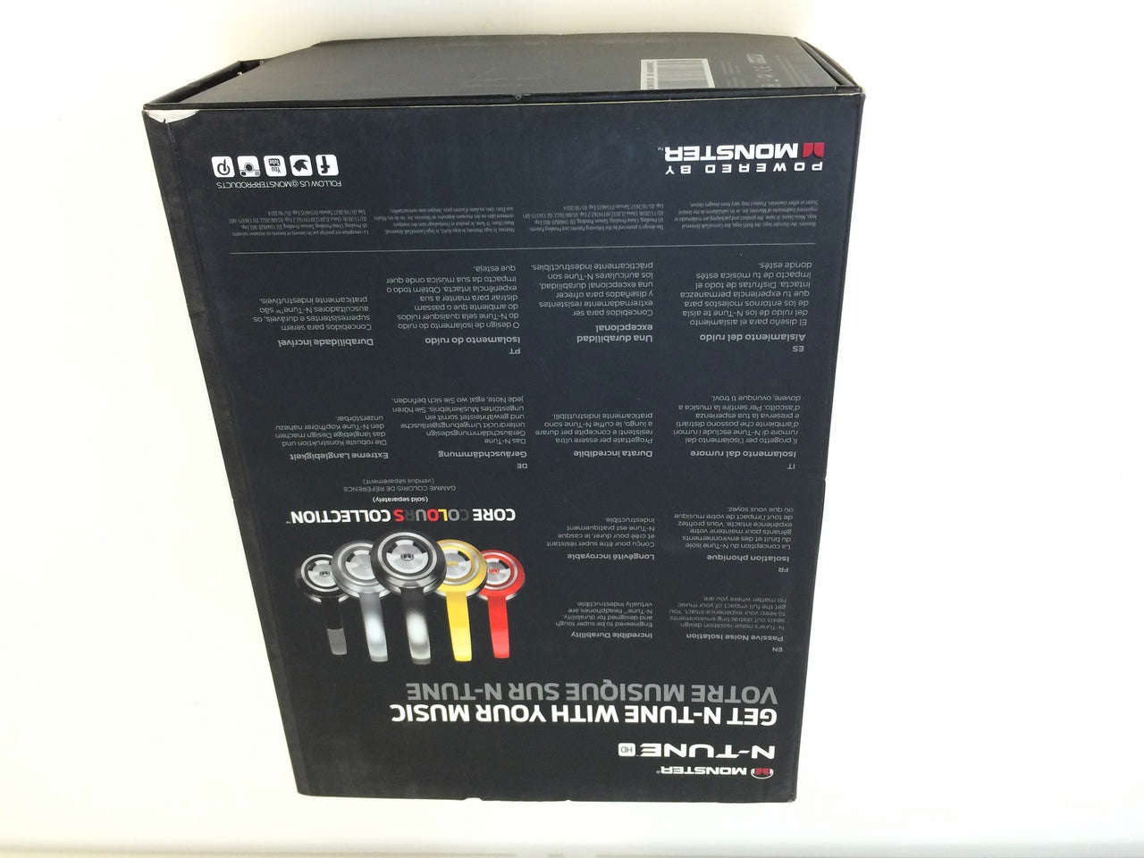 Monster 128579-00 NTune On-Ear Headphones, Pearl Grey - Colorful Noise-Isolating Audio Experience