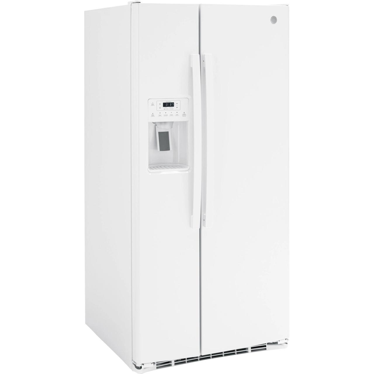 GE 33-inch Side-By-Side Refrigerator with Water and Ice Dispenser