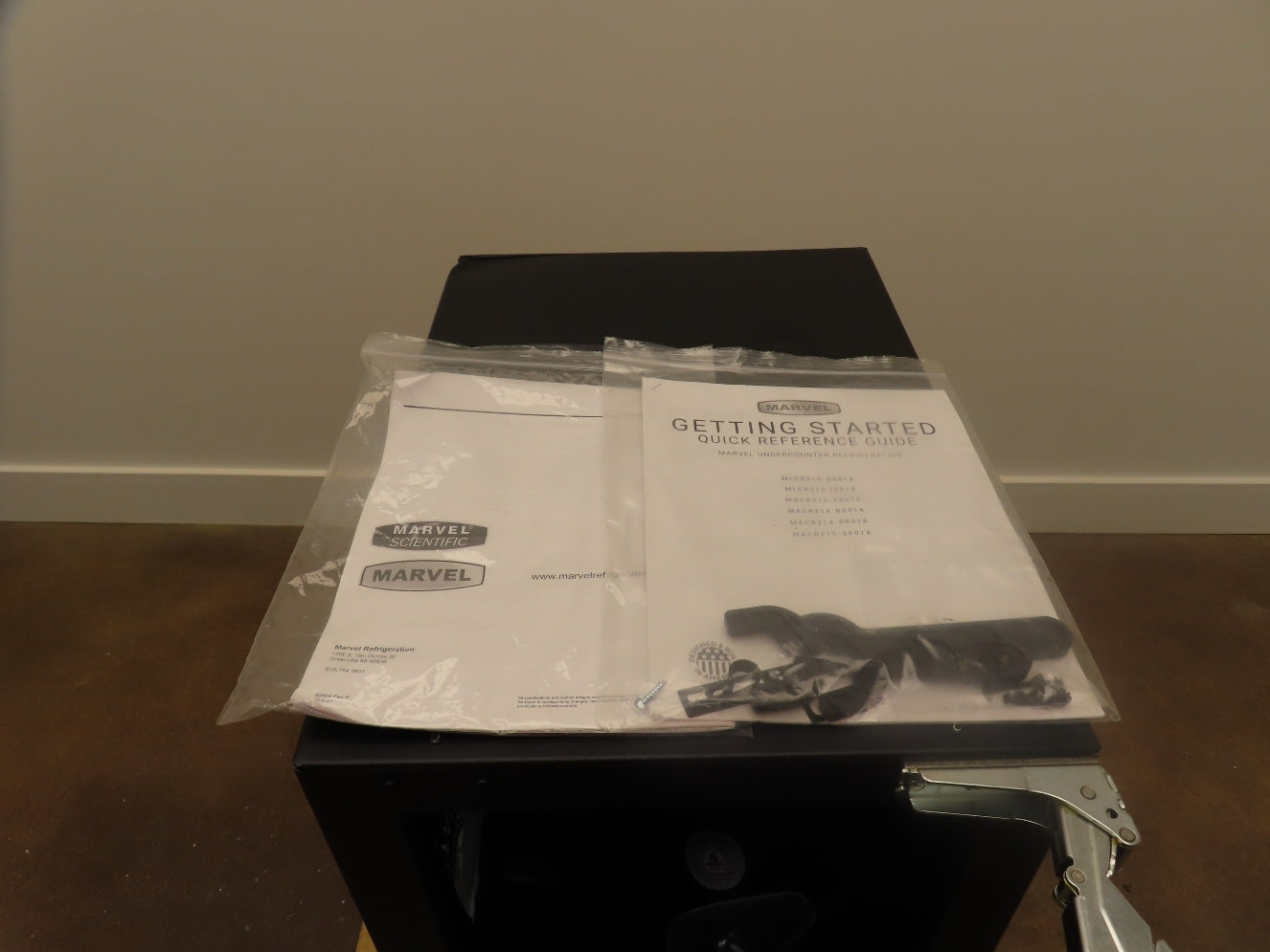 Marvel MLCR215IS01B 15 Built-In Undercounter Panel Ready Crescent Ice Maker