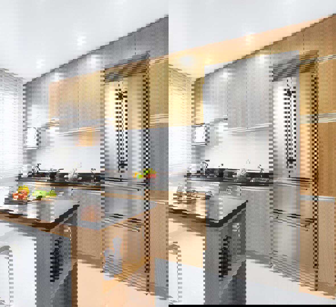 Forno 36-Inch French Door Refrigerator with Double Freezer Drawer and Ice Maker