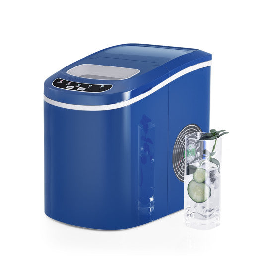 Mini Portable Compact Electric Ice Maker Machine - Navy