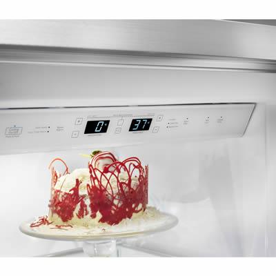 KitchenAid 43-inch, 25.5 cu. ft. Side-by-Side Built-in Refrigerator with Interior Ice Maker KBSN602ESS