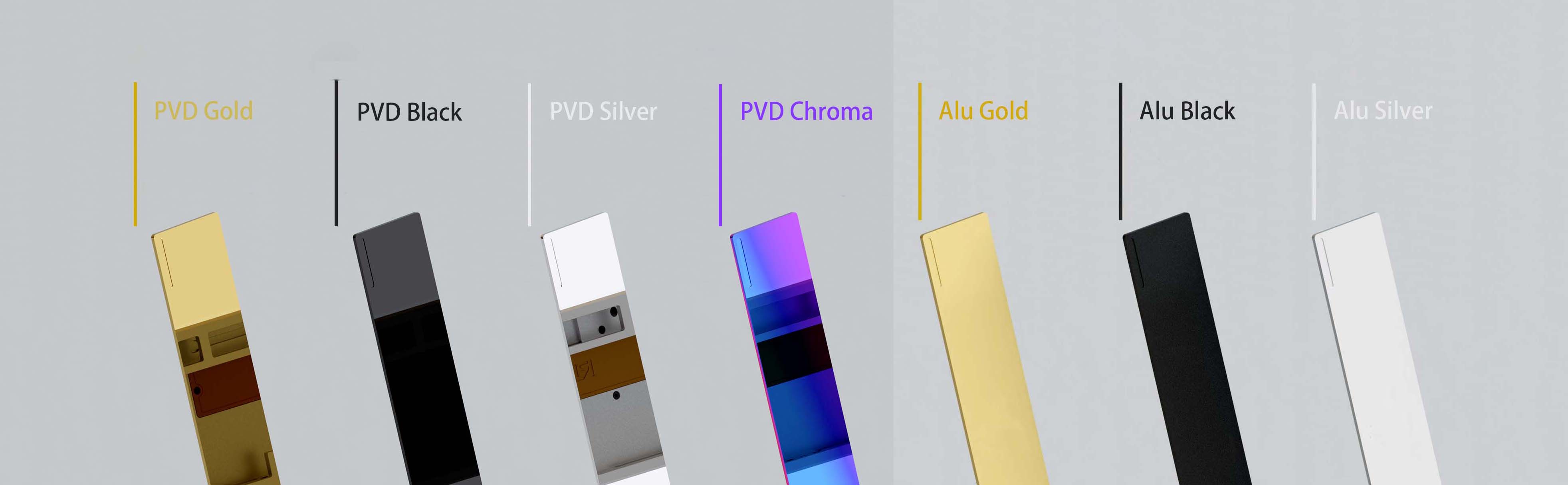 Jris75 PCB Gasket Mount Keyboard Kit - Orange & Black (PVD Weight)