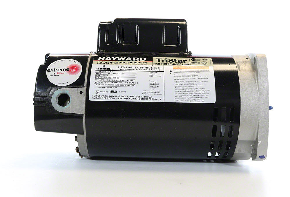 Regal Beloit Century HSQ1202 2 HP Pool and Spa Pump Motor - 1-Speed 1-Phase 208-230V - Energy Efficient