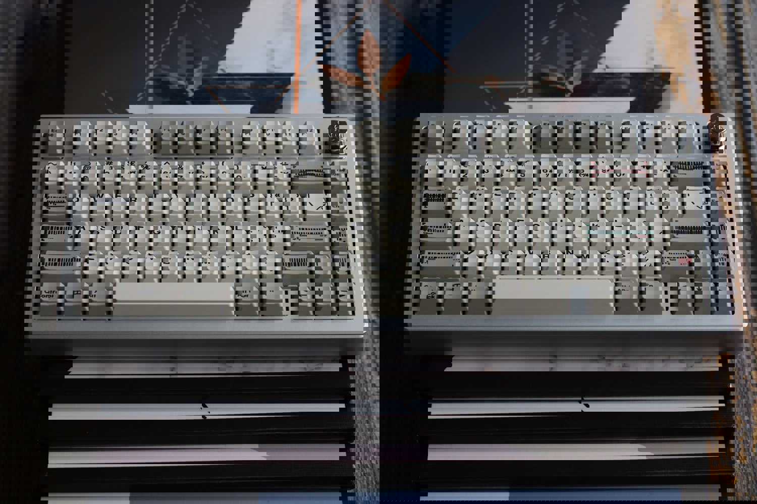 Jris75 PCB Gasket Mount Keyboard Kit - Silver (PVD Weight) with Optional Accessories