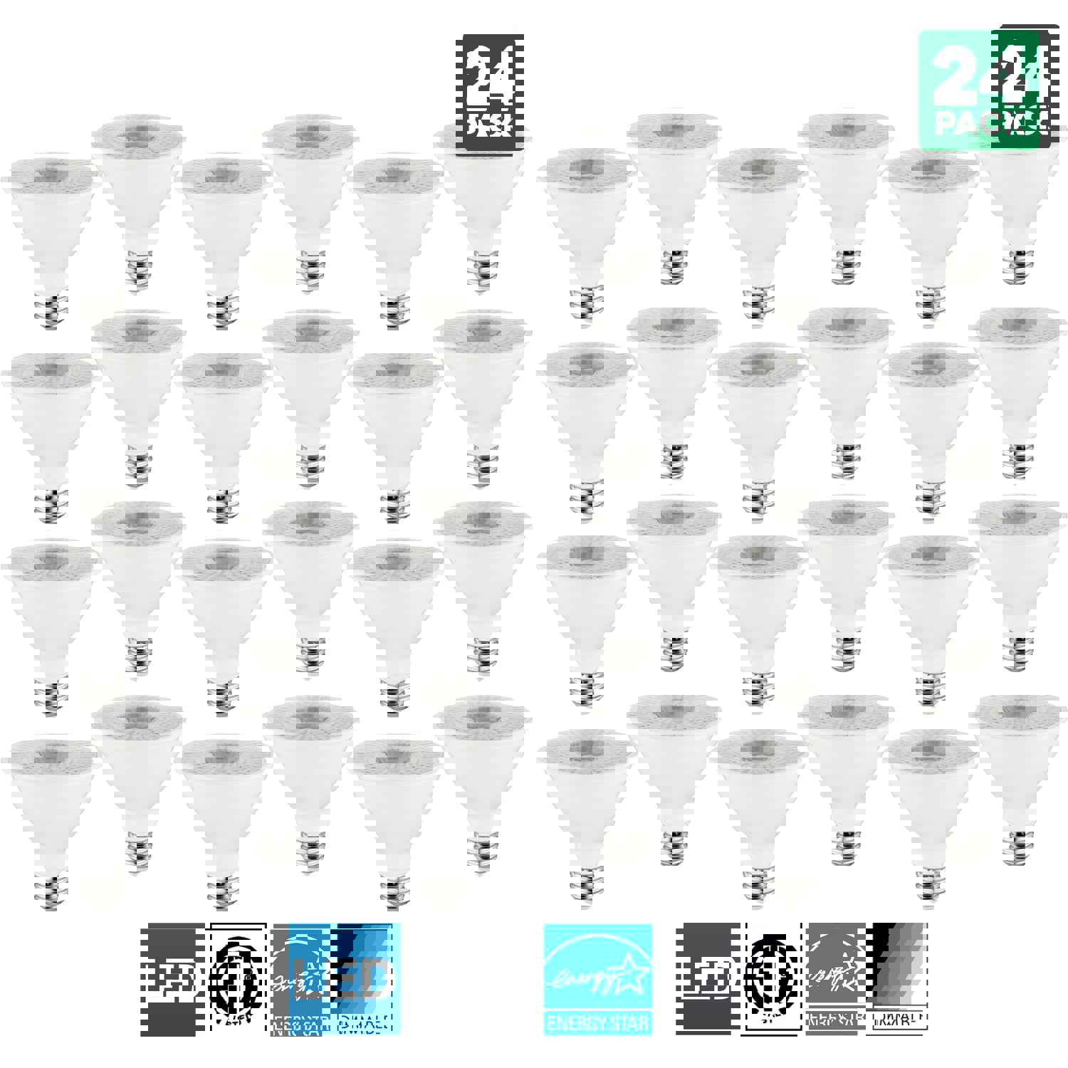 Sunlite LED PAR30S Spotlight Bulb - 10W, Dimmable, Warm White, Energy Star Certified