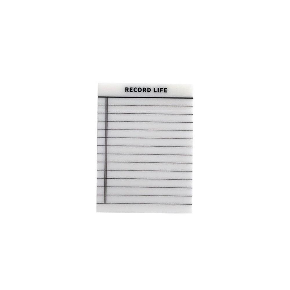 PET Multifunctional Translucent Sticky Notes - Reusable Waterproof Office & School Supplies