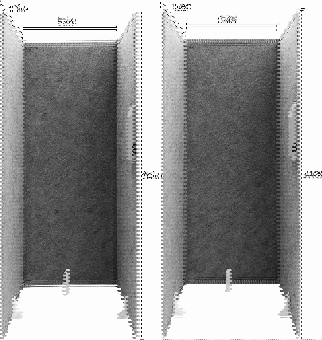 Hotodeal Electric Heated Foot Warmer Under Desk - Adjustable Temperature Space Heater for Indoor Use