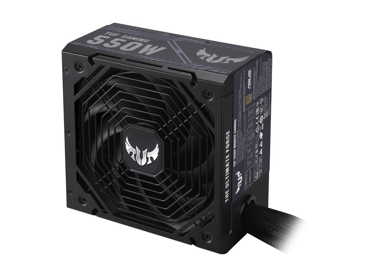 ASUS TUF GAMING 550W Bronze PSU - High-Efficiency Power Supply with Axial-tech Fan Design
