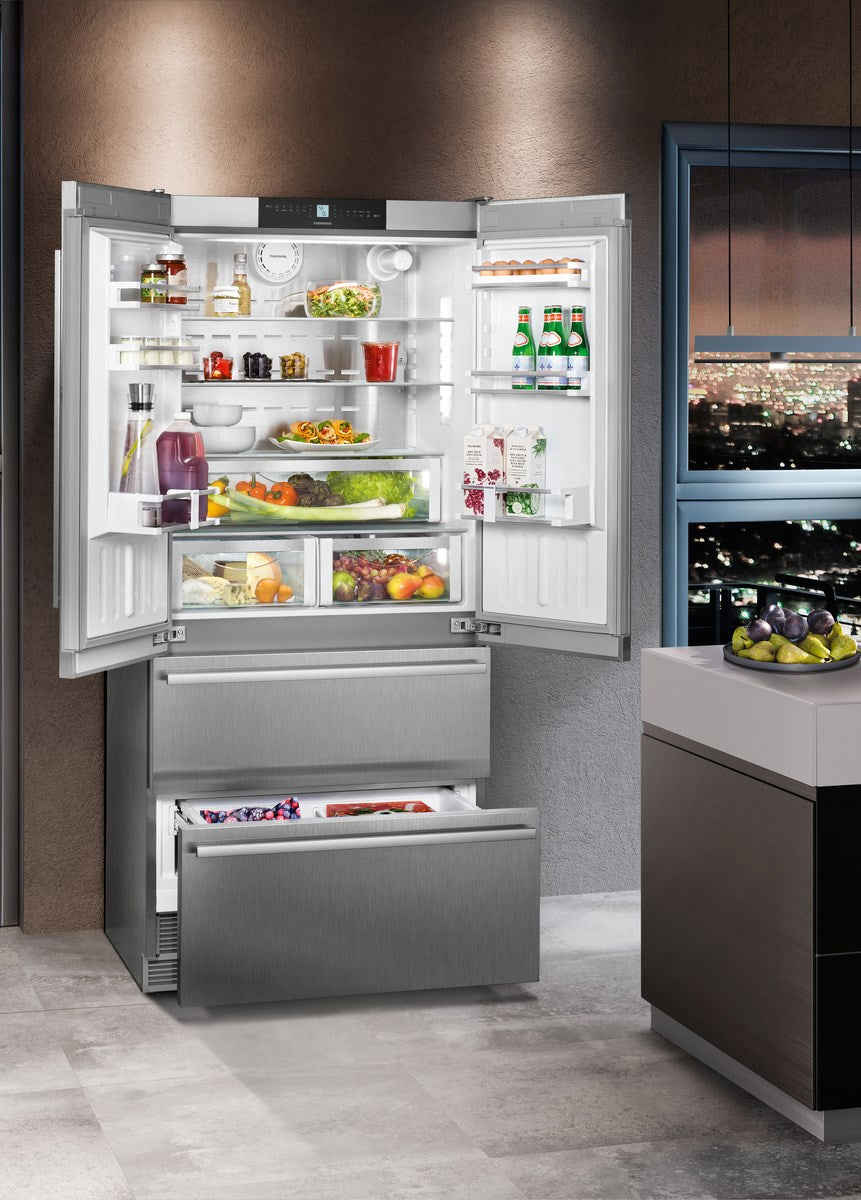 Liebherr CS2082 36 Inch Counter Depth 4-Door French Door Refrigerator with Automatic Ice Maker