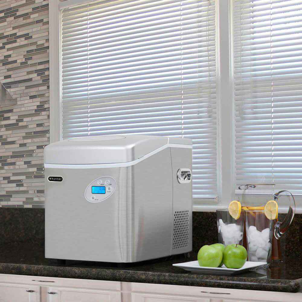 Whynter Portable Ice Maker 49 lb Capacity – Stainless Steel IMC-490SS