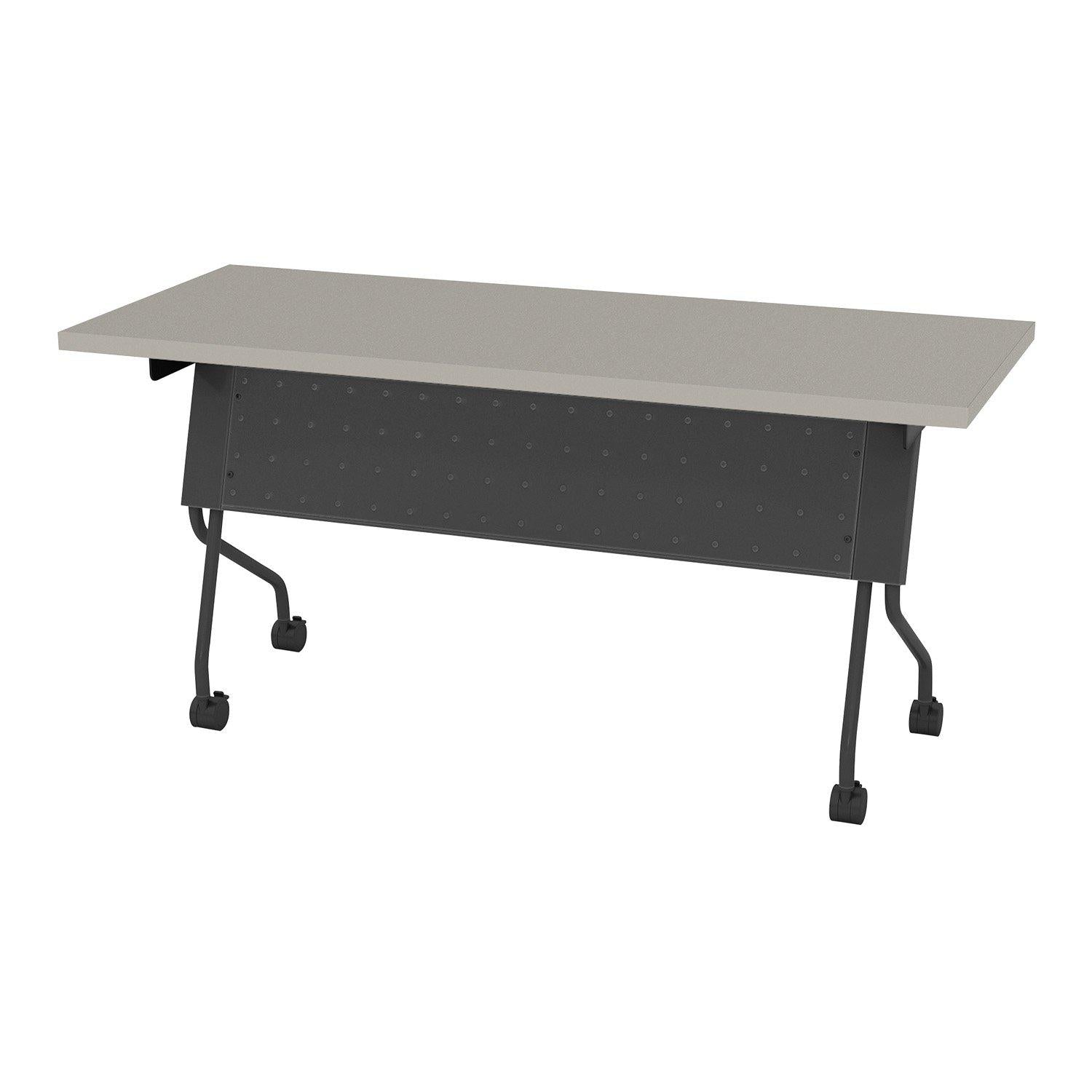 Folding/Nesting Mobile Training Tables, Rectangular, 60 x 24 x 29.5 H