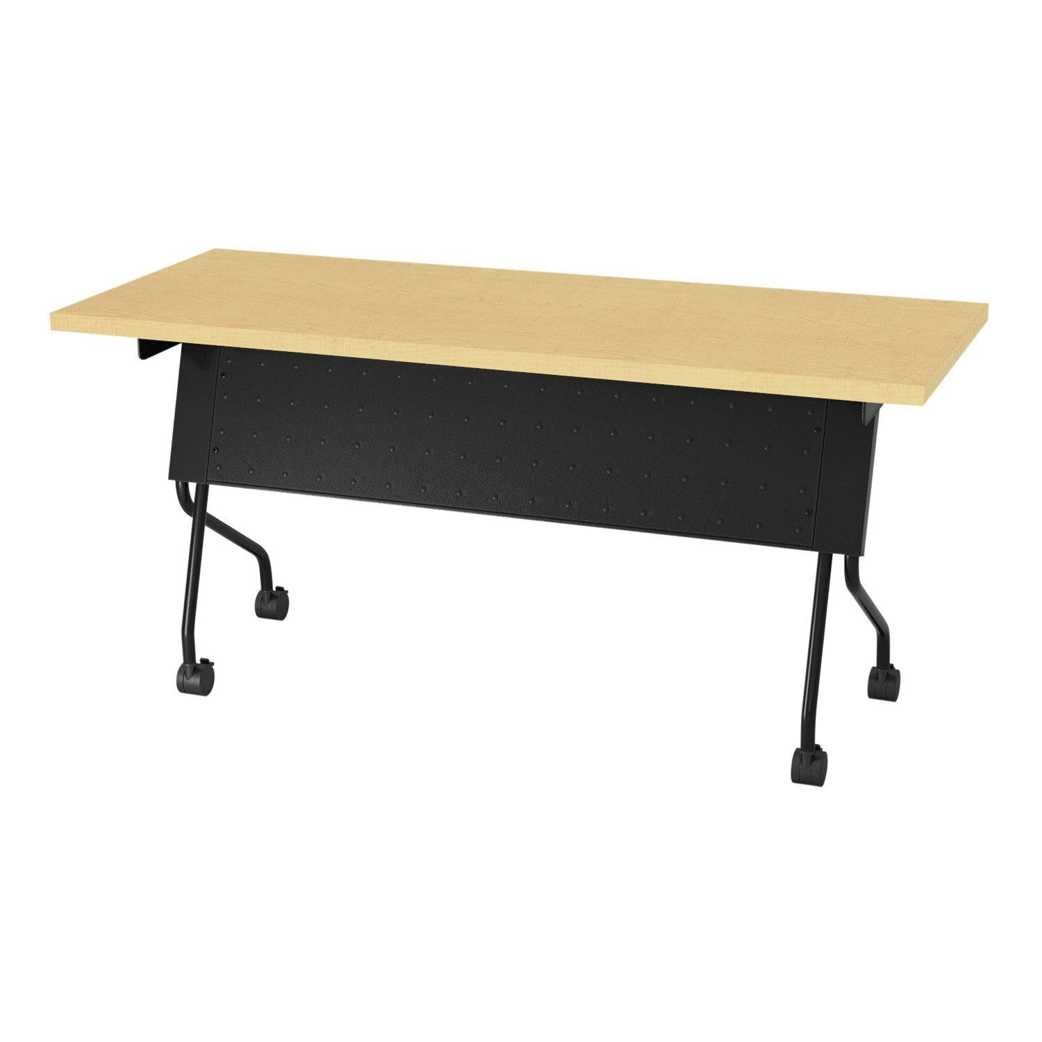 Folding/Nesting Mobile Training Tables, Rectangular, 60 x 24 x 29.5 H