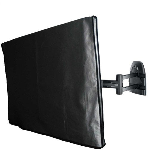 47 Flat Panel TV Cover with Pocket for Remote - Vinyl Padded Dust Protection