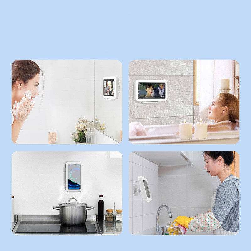 Waterproof Shower Phone Box with Touch Screen for Bathroom and Kitchen Use