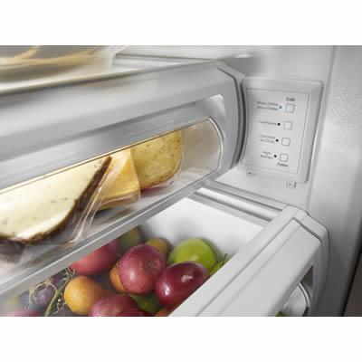 KitchenAid 25.5 cu.ft. Built-in Side-by-Side Refrigerator with Interior Ice Maker