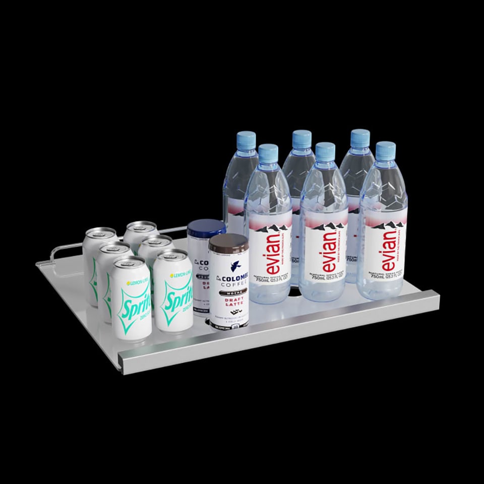 Avallon ABR242SGLH 24-Inch Wide 140-Can Energy Efficient Beverage Center in Stainless Steel